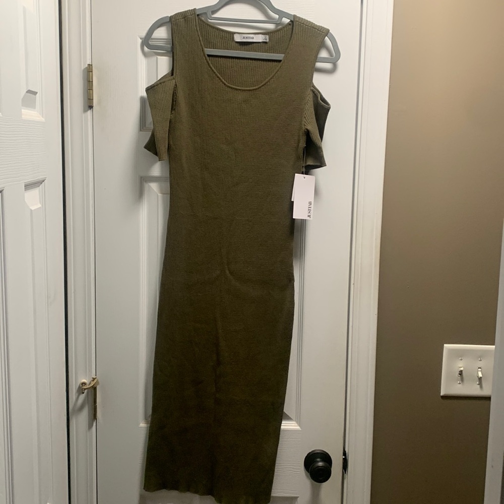 Long knit dress